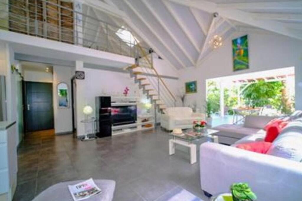 Villa White Piscine A Debordement Saint-Francois  Kültér fotó